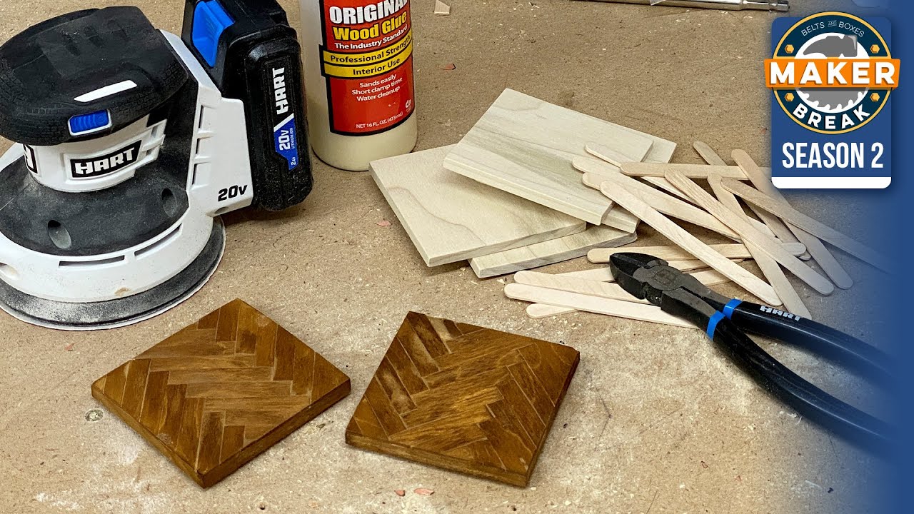 Can DIY Popsicle Stick Make Beautiful Coasters? We LOVED Them from PeonyAccents