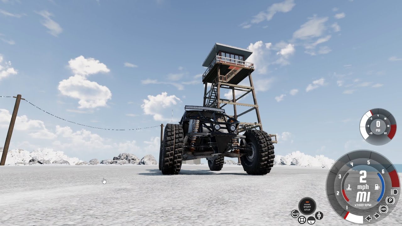 Hill Climb in Beamng Drive!