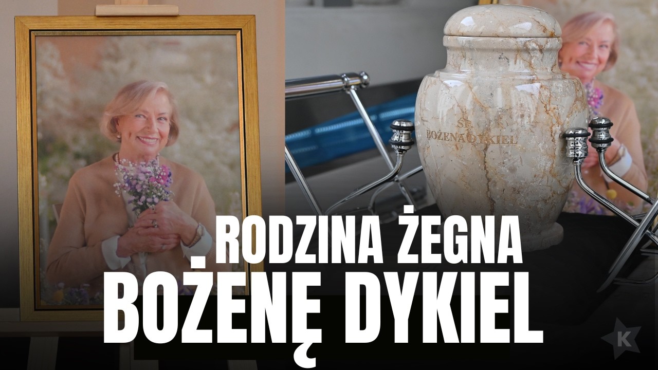 TAK RODZINA POŻEGNAŁA BOŻENĘ DYKIEL. TO PRZEMÓWIENIE ŁAMIE SERCE