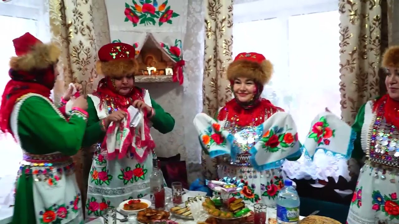Начало марийской свадьбы у жениха дома! Айста суаным тарватена!