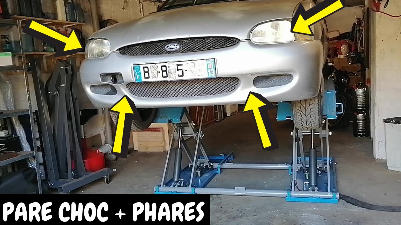 démonter face avant + phares ford escort