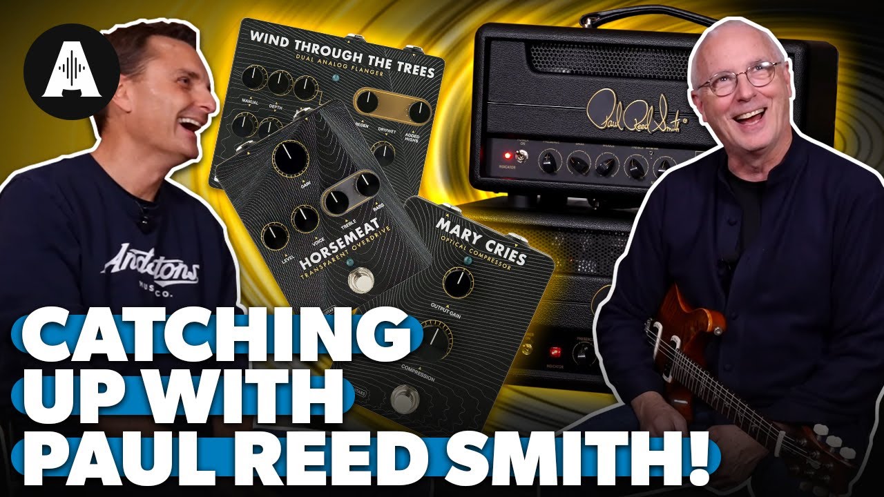 Catching Up with Paul Reed Smith - NEW PRS Pedals, HDRX Amp & More!