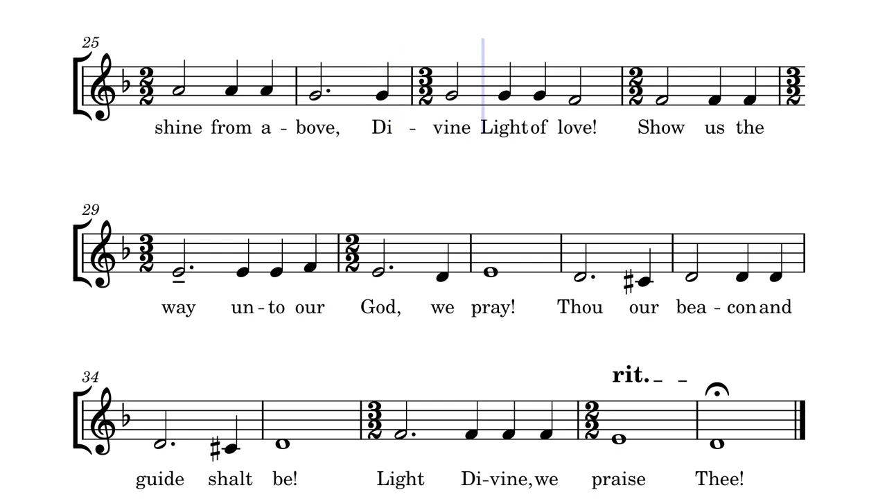 Heavenly Light - Alto by A. KOPYLOWArranged by Peter J. Wilhousky