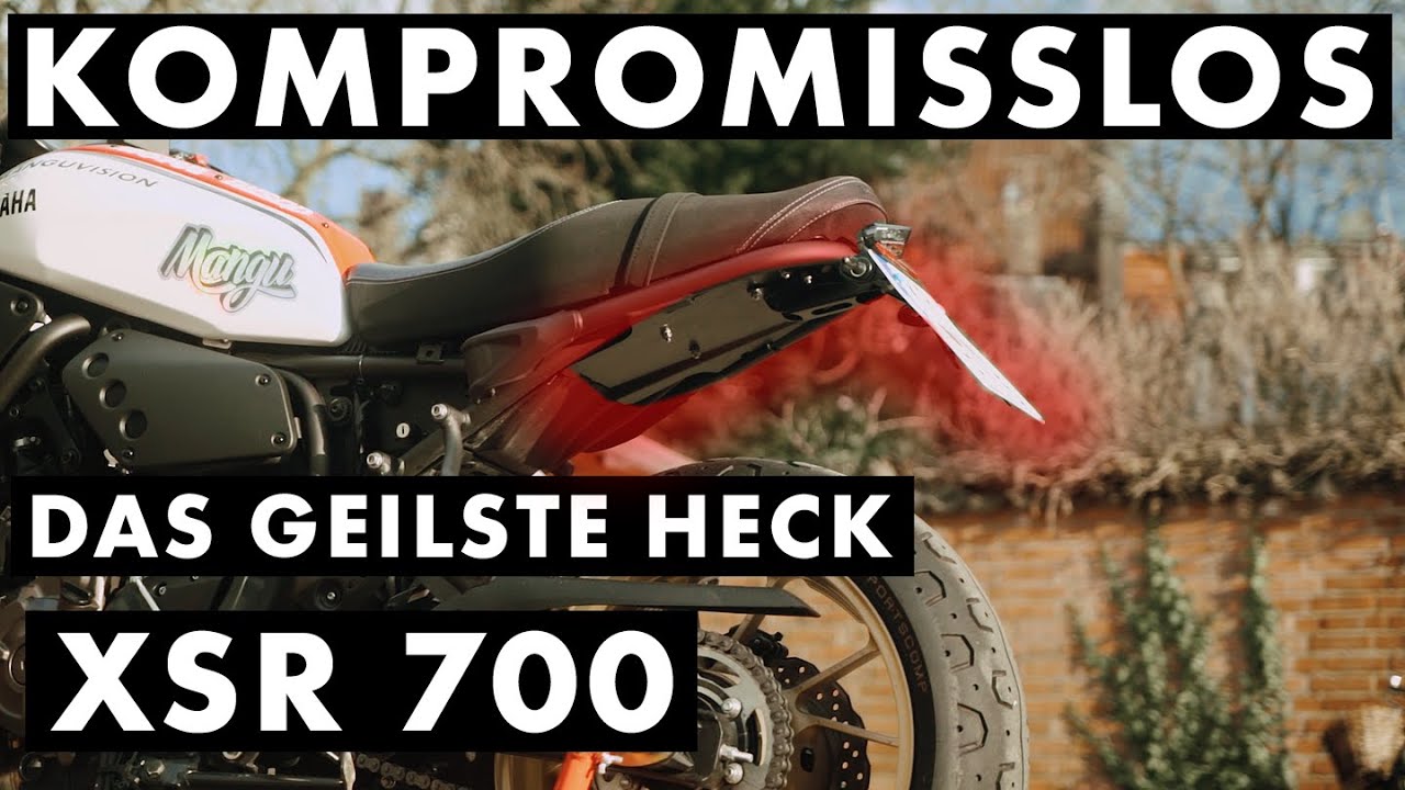 Bester Heckumbau für die XSR 700 I Kennzeichenhalter / Miniblinker / Rückleuchte