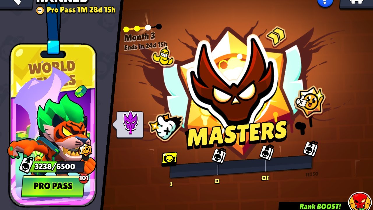 Brawl Stars Live Ranked Push to Masters