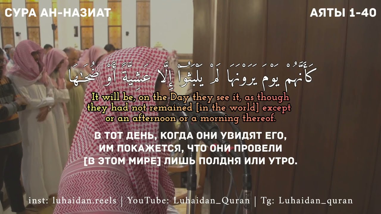 محمد اللحيدان سورة النازعات | Мухаммад Люхайдан Ан-назиат | Muhammad Luhaidan An-Nazi'at