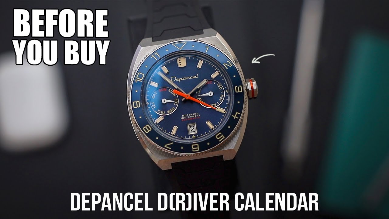 Triple Calendar Racing Watch - Depancel D(R)IVER Review