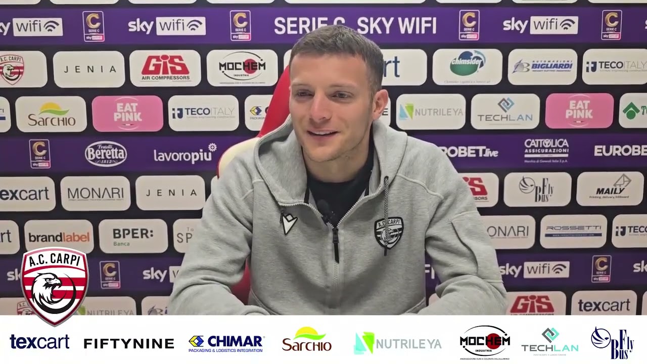 CARPI: L'INTERVISTA ALL'ATTACCANTE LEONARDO STANZANI IN VISTA DELLA PARTITA CON L'ASCOLI