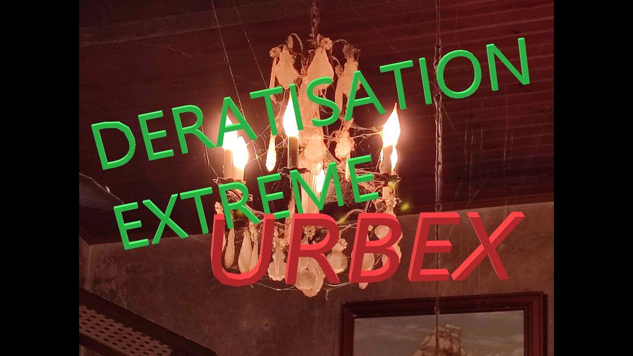 URBEX DERATISATION dans une maison abandonnée ? en tous cas pas par les rats