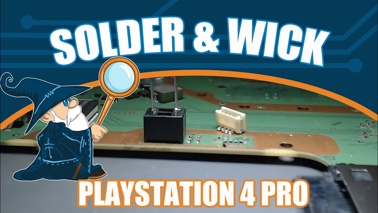 Solder & Wick: Ripped Off PS4 Pro 5v Power Connector