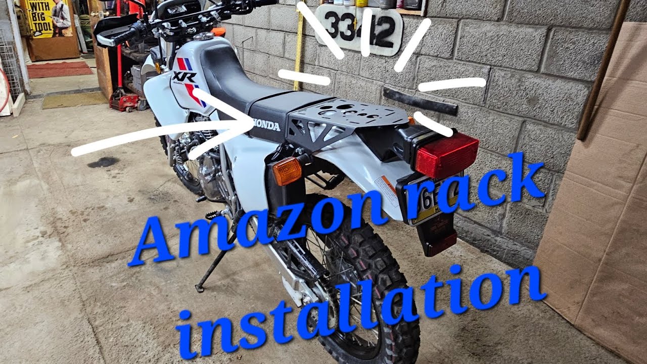 Установка багажника Honda XR650L