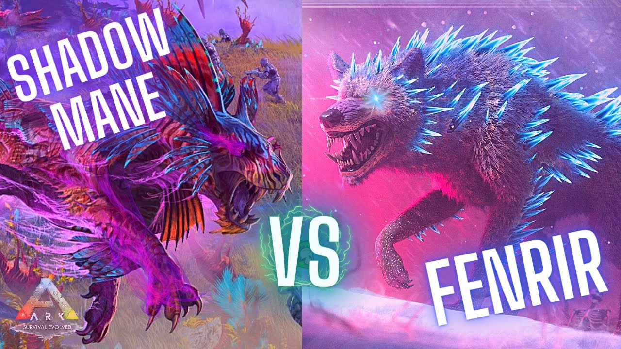 Shadowmane vs Fenrir | Ark: Survival Evolved