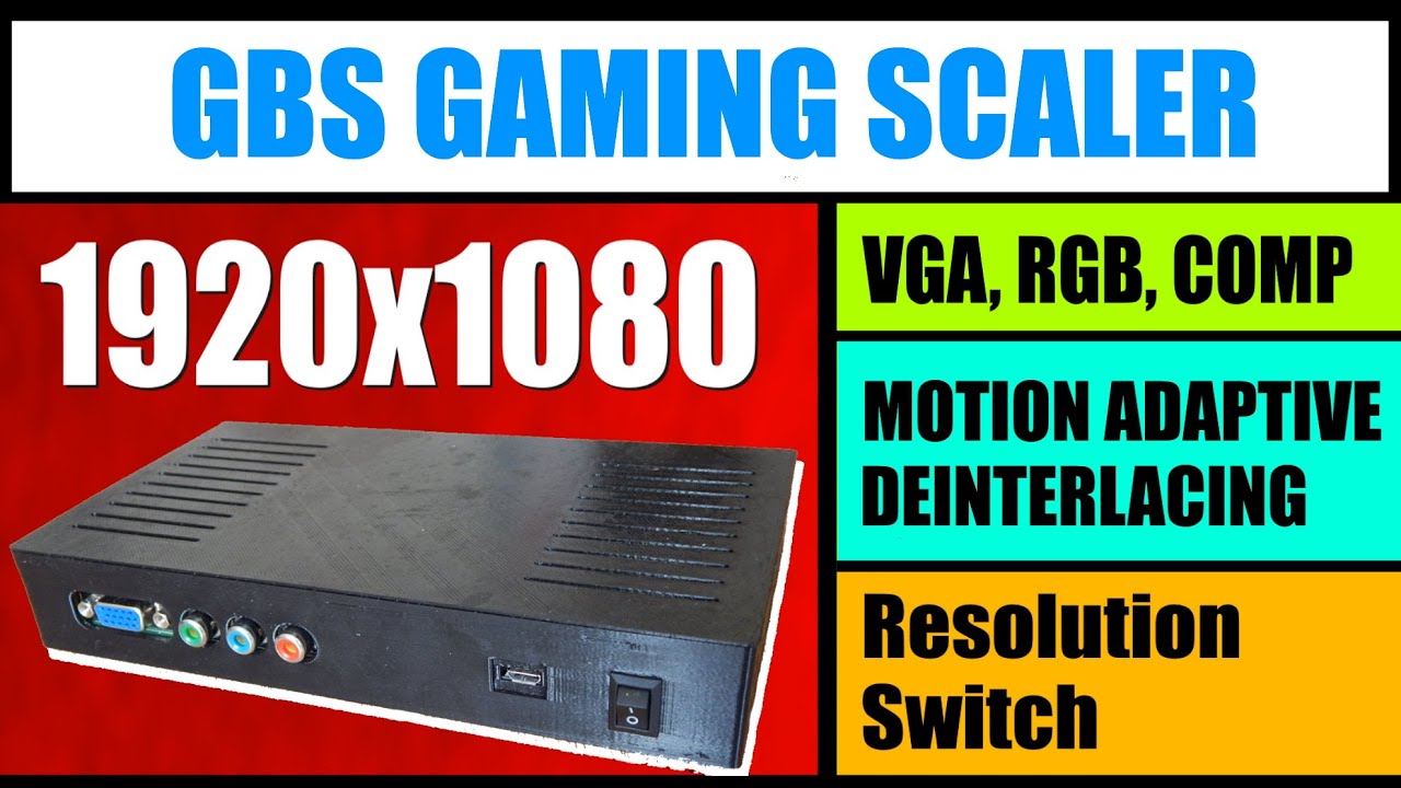 GBS-Control Low Cost Alternative to Retrotink 5x, OSSC, Framemeister for SNES, PS1, PS2, N64, DC etc