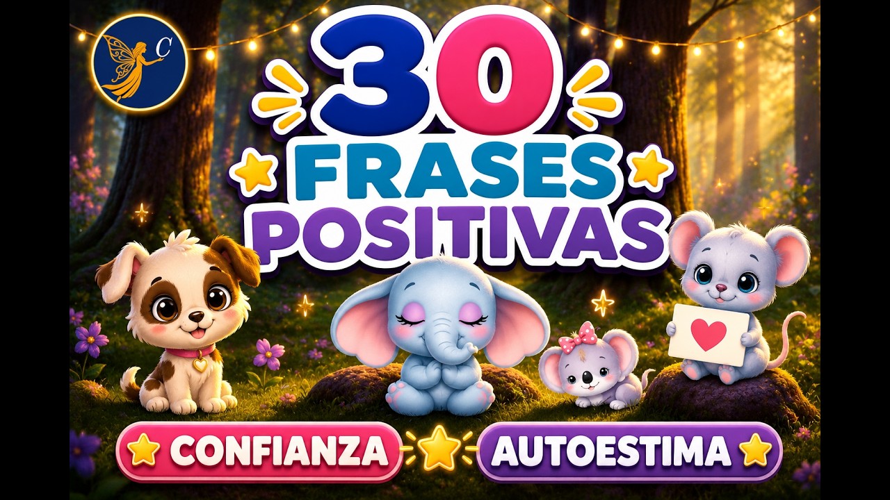 * FRASES  POSITIVAS PARA LOS NIÑOS  *  🎵 MÚSICA RELAJANTE🎵 💕 EASY ZEN