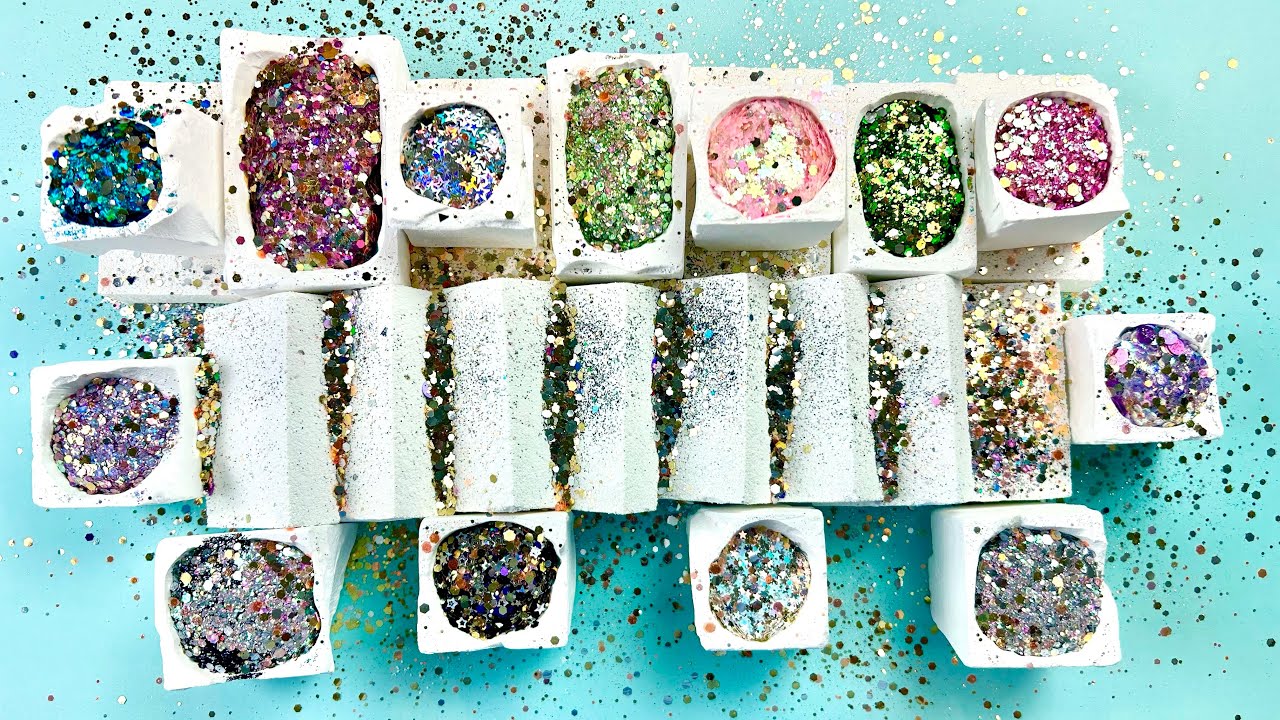 Mini Glitter Bombs 🩷🩵✨| Mini But Mighty💥| Slo Mo ✨| 🚫No Edits or Reposts OAP 🚫