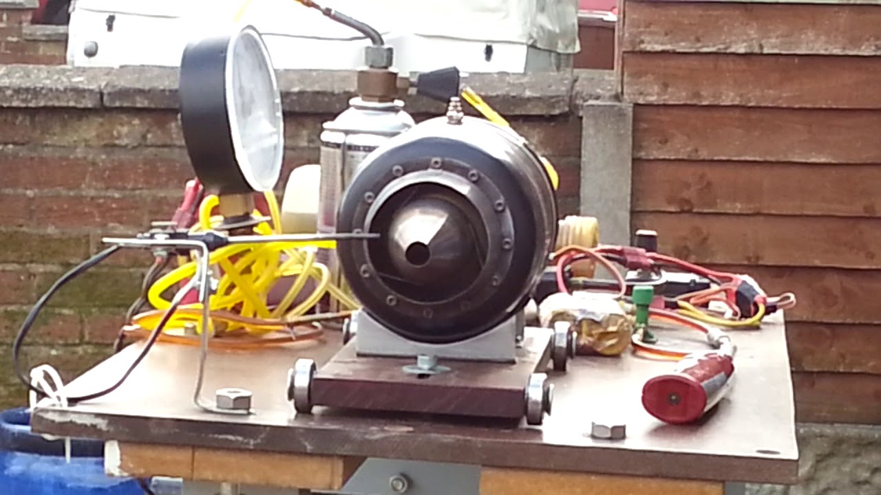 KJ66 Kamps Hybrid Rc gas turbine start up only ,rear view