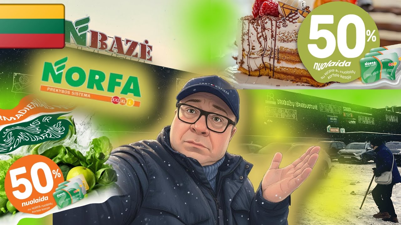 Литва Vilnius 2026 Что С ЦЕНАМИ ? Обзор магазина NORFA BAZE
