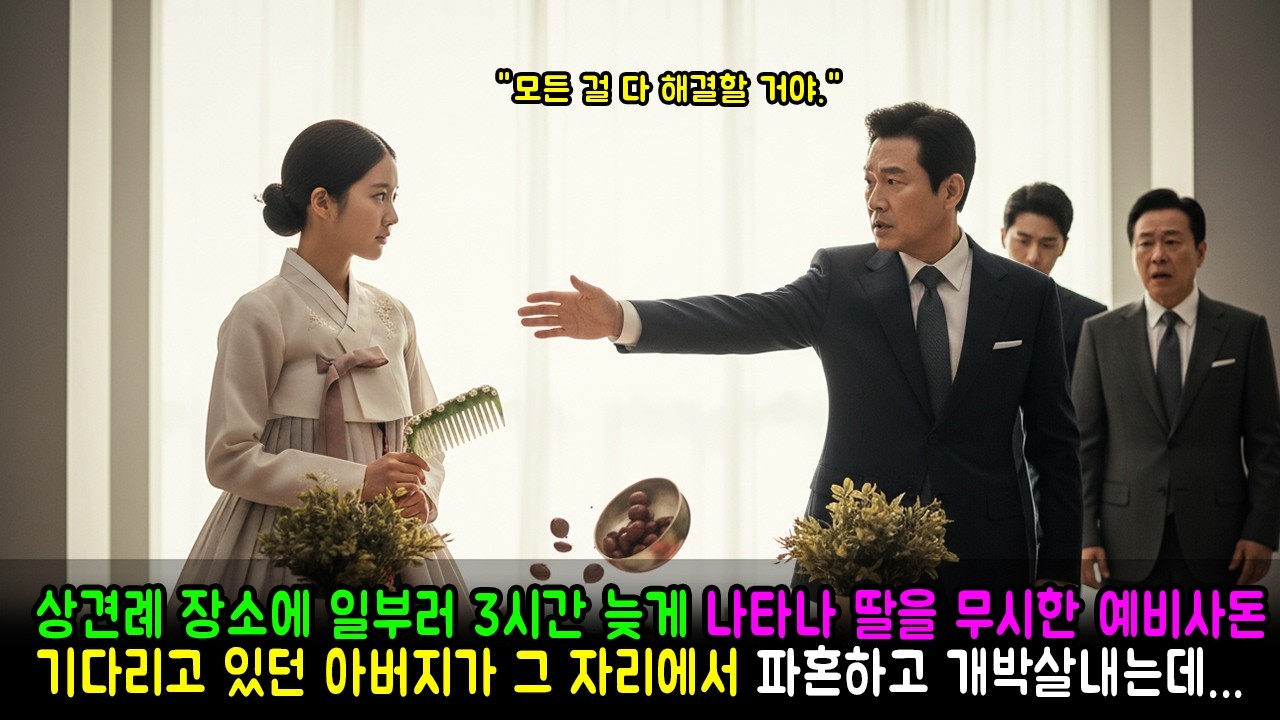 상견례 장소에 일부러 3시간 늦게 나타나 딸을 무시한 예비사돈, 기다리고 있던 아버지가 그 자리에서 파혼하고 개박살내는데... | 반전사연 | 감동사연 | 노후사연 | 막장사연