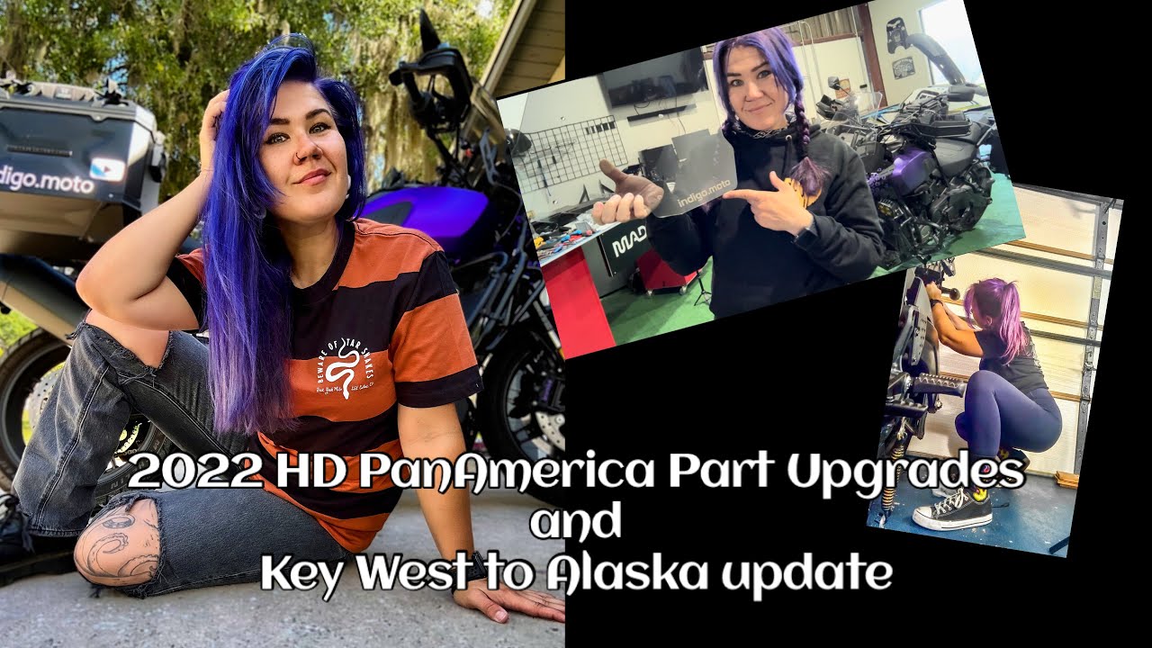 Keys to Alaska: HD Pan America part upgrades and Route plans #panamerica #harleydavidson #motovlog