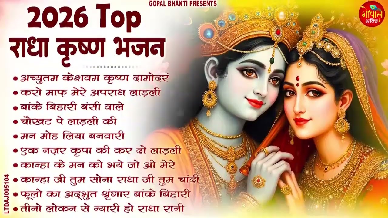 दिल चुरा लेने वाले मीठे मीठे भजन राधा कृष्णा भजन Radha Krishna Bhajan 2026 Krishna Ji ke Bhajan