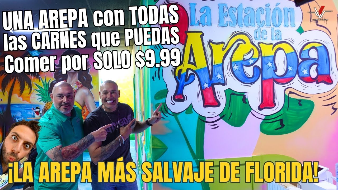 Fui Con Mario a Probar la Arepa Mas Rellena De Florida