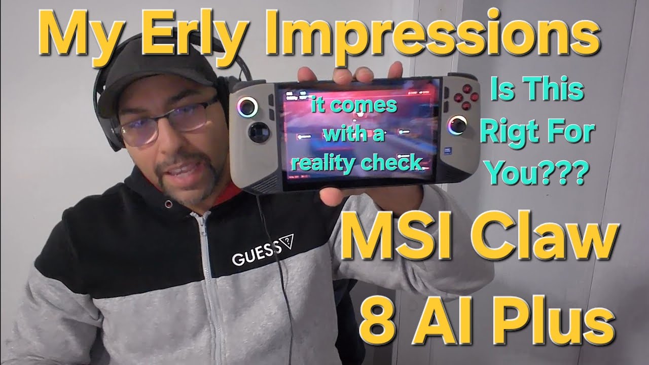 Мои первые впечатления от Intel Claw 8 AI Plus