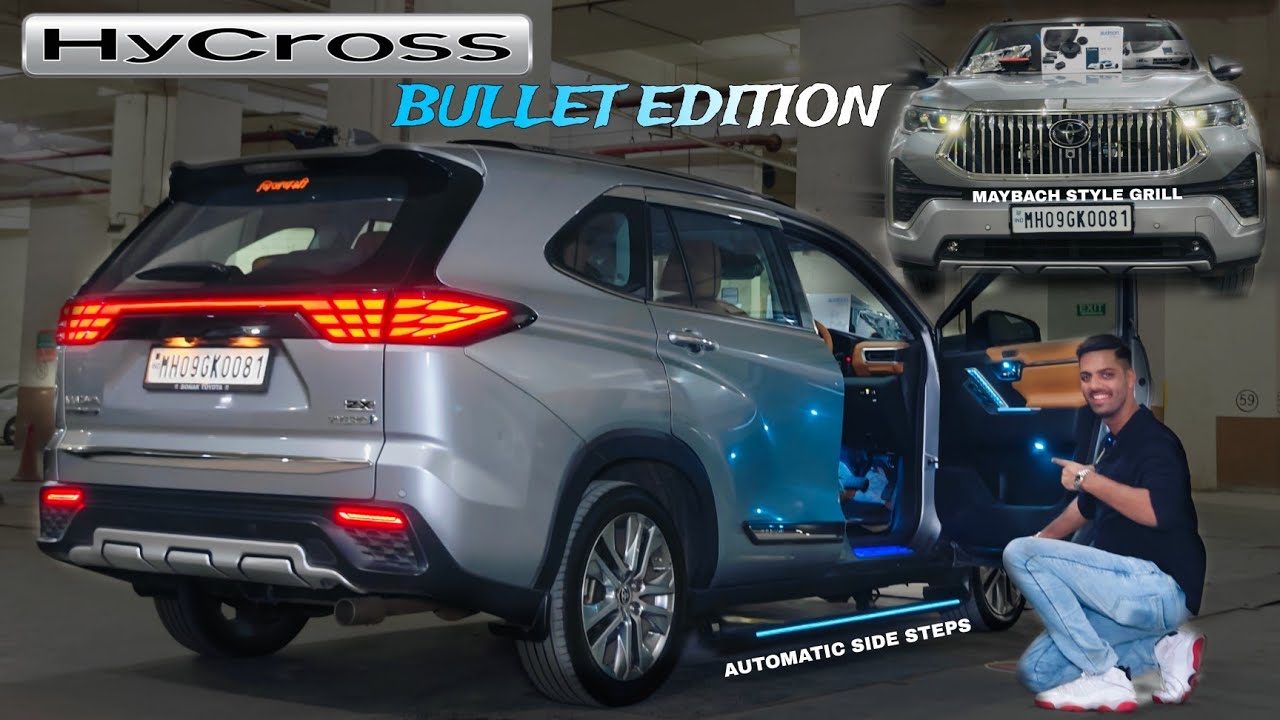 INNOVA HYCROSS BULLET EDITION WITH ALPHARD TAILLAMP ,MAYBACH GRILL,AUTOMATED STEPS & AUDISON 3 WAY