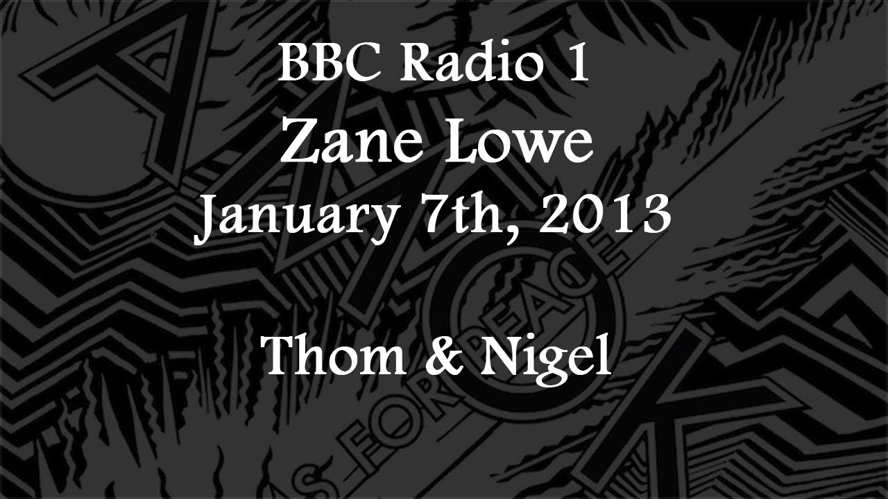 (2013/01/07) BBC Radio 1, Thom & Nigel