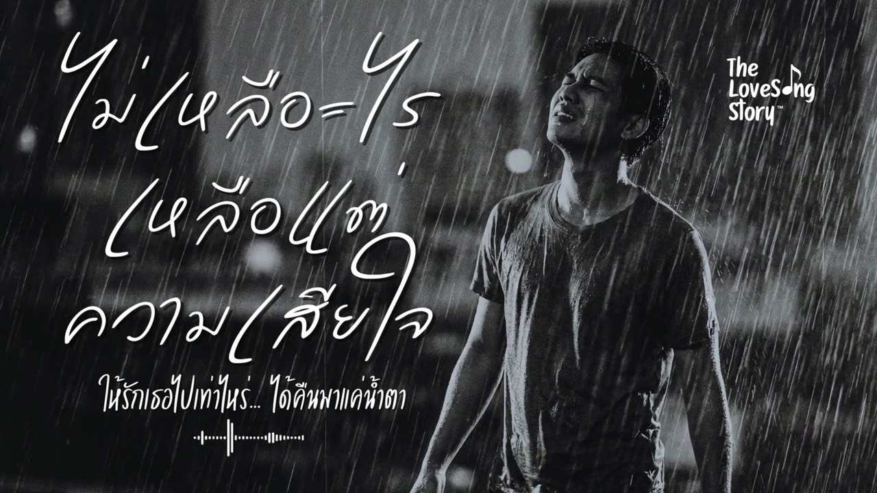 ไม่เหลืออะไรเหลือแต่ความเสียใจ : The Love Song Story (Official Audio)