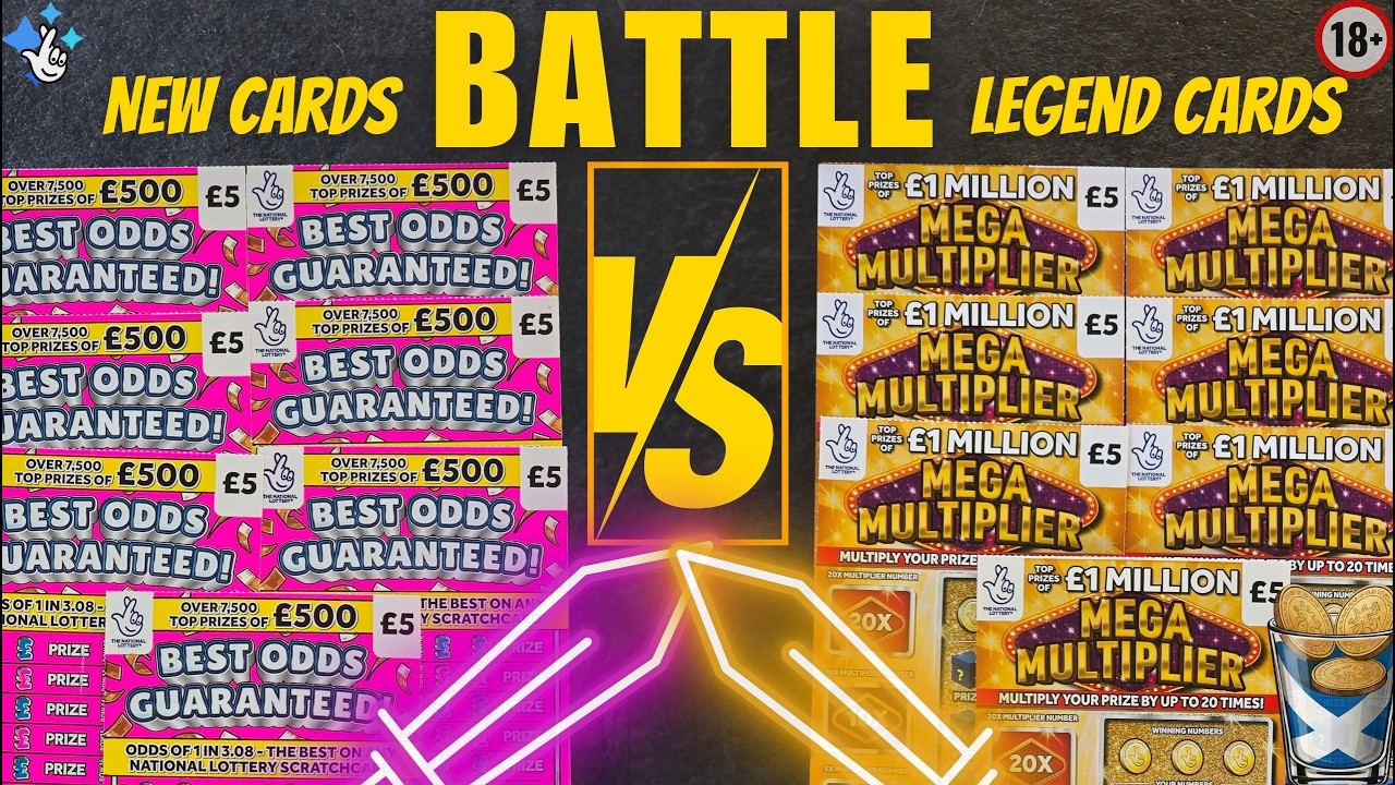 Scratch Cards: Episode 14 - New Cards vs. Legendary £1 Million! 🍀(A Lucky Day For A Scot Of Luck?) 🍀