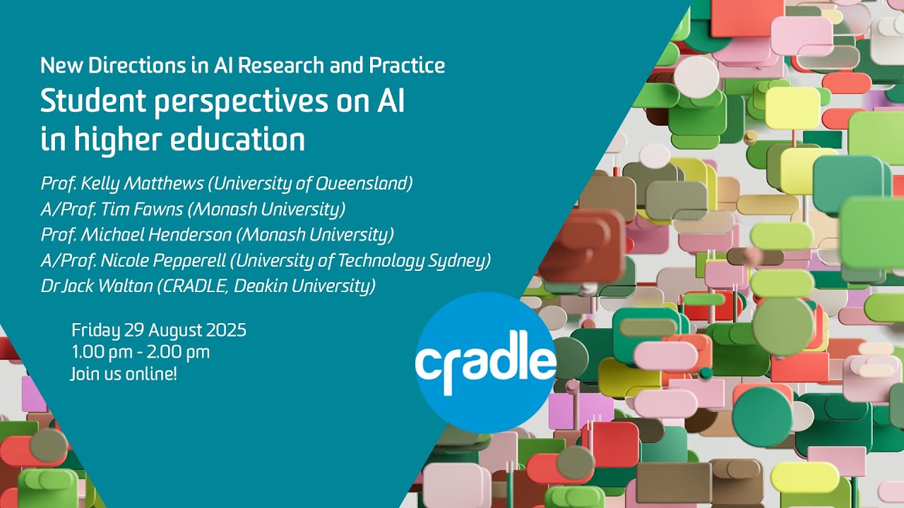 CRADLE New Directions in AI Research and Practice #1: Student Perspectives on AI in Higher Education