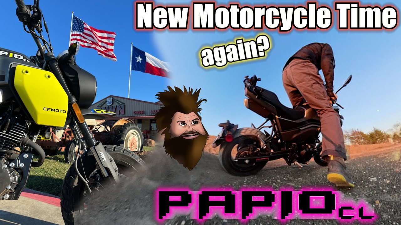 I got ANOTHER new Motorcycle - Papio CL
