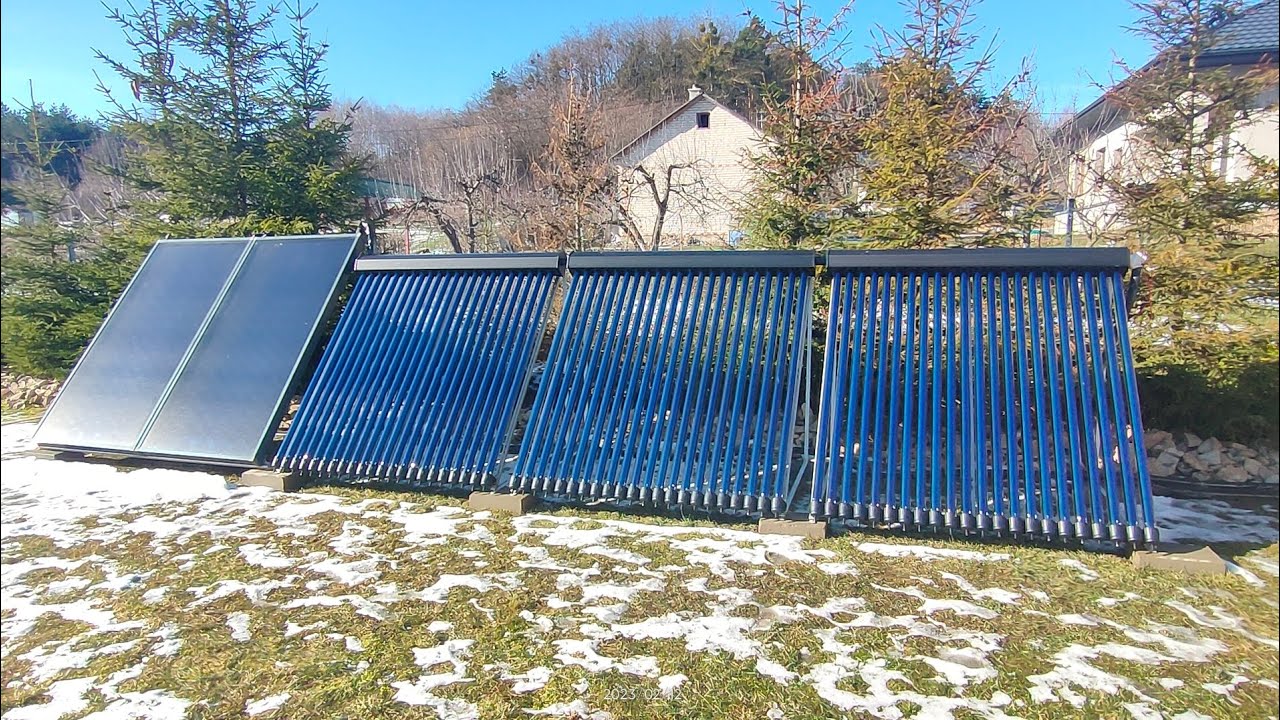 Ogrzewanie domu przez kolektory próżniowe HEAT PIPE. Pierwsze załączenie 🔥 ☀