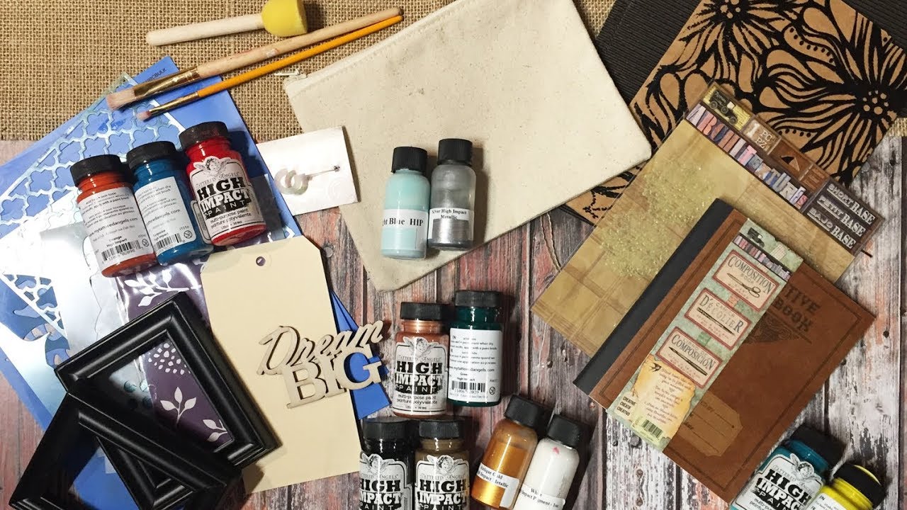 10 ways to use Tattered Angels High Impact Paints