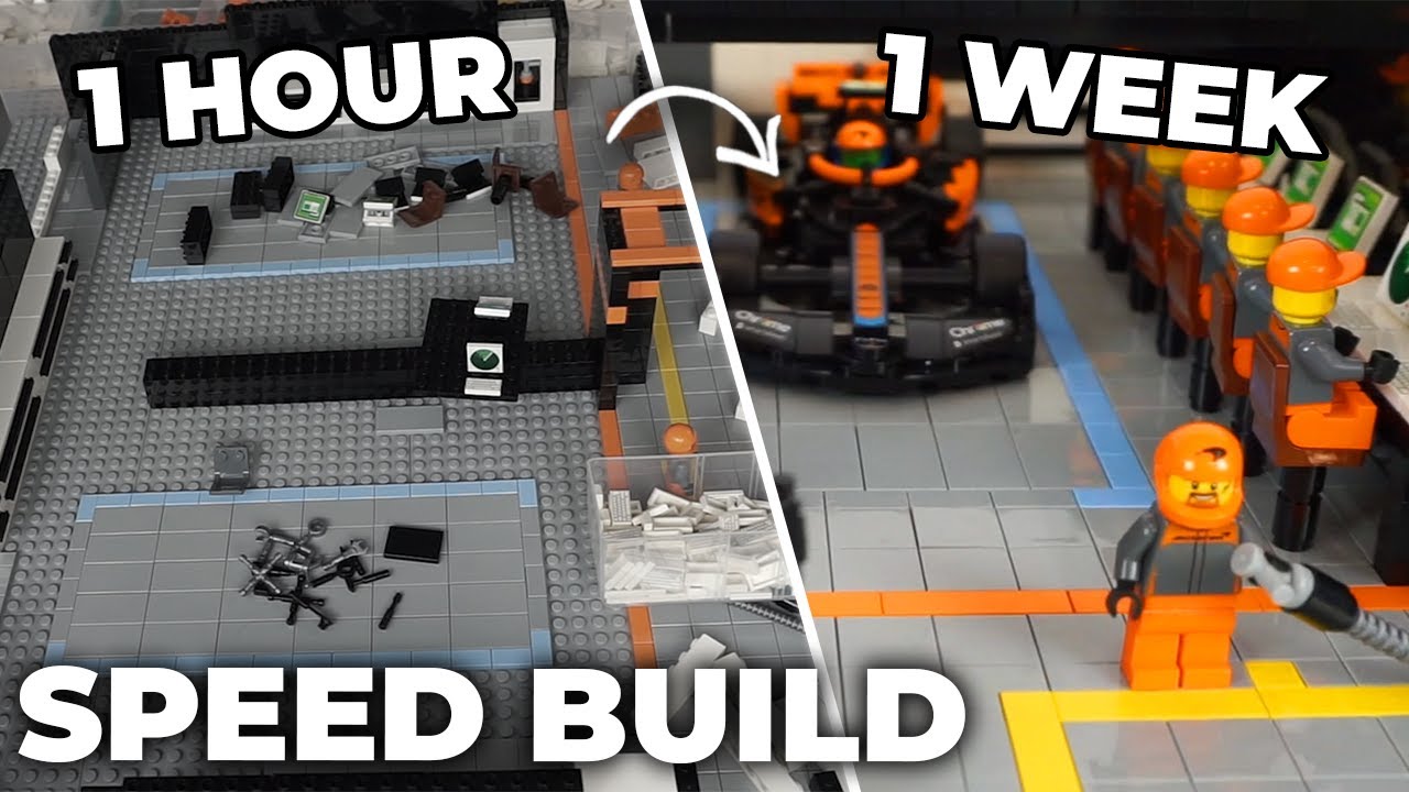 I Built a Lego McLaren F1 Garage