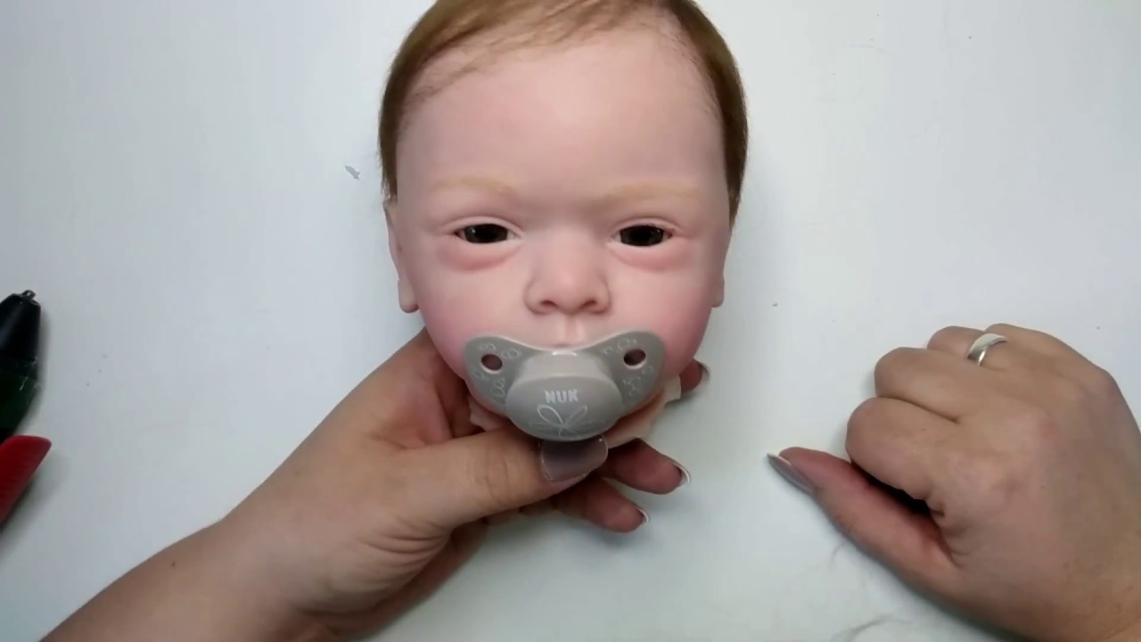 Die Entstehung eines Rebornbabys....Haare versiegeln und Magnetnuki fertigen