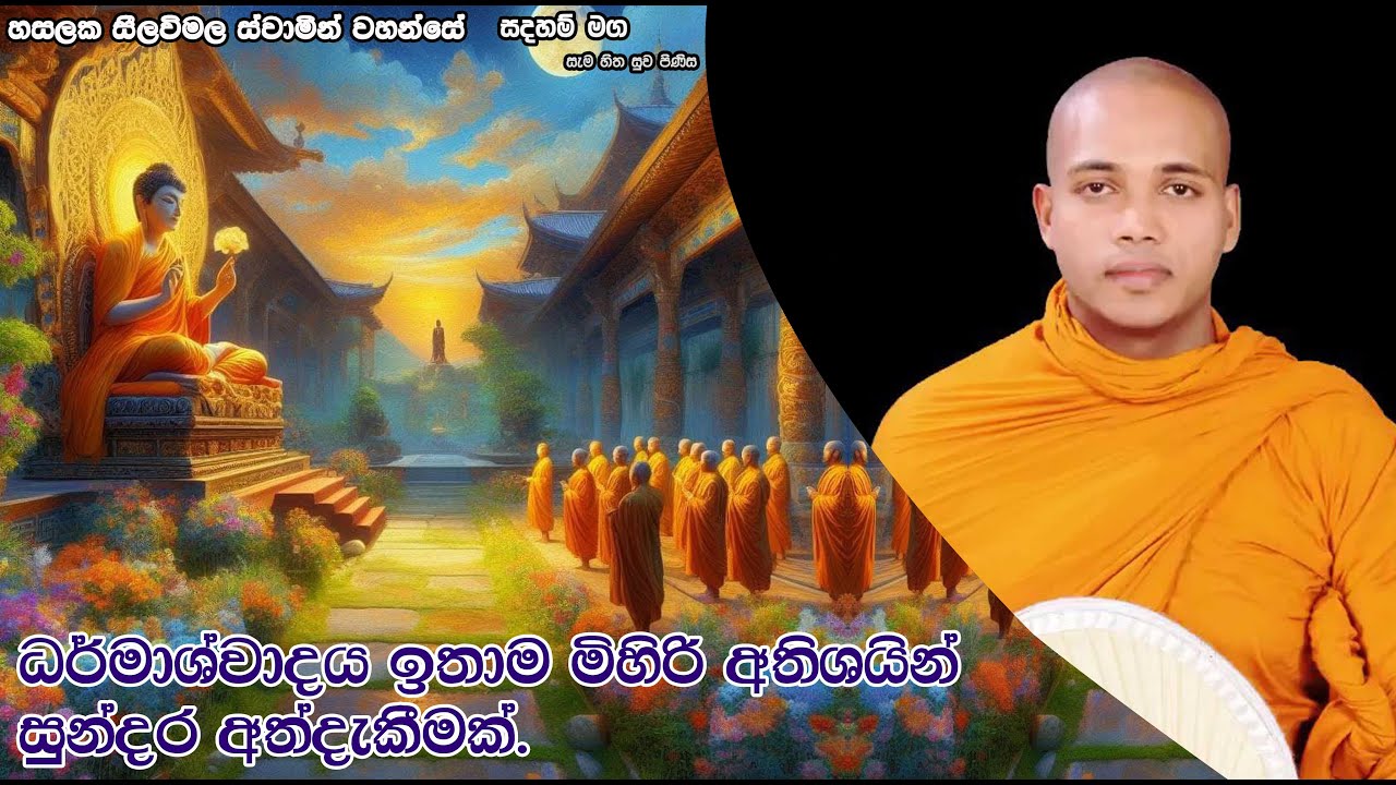 ධර්මාශ්වාදය ඉතාම මිහිරි අතිශයින් සුන්දර අත්දැකීමක්.2161Ven Hasalaka Seelawimala Thero