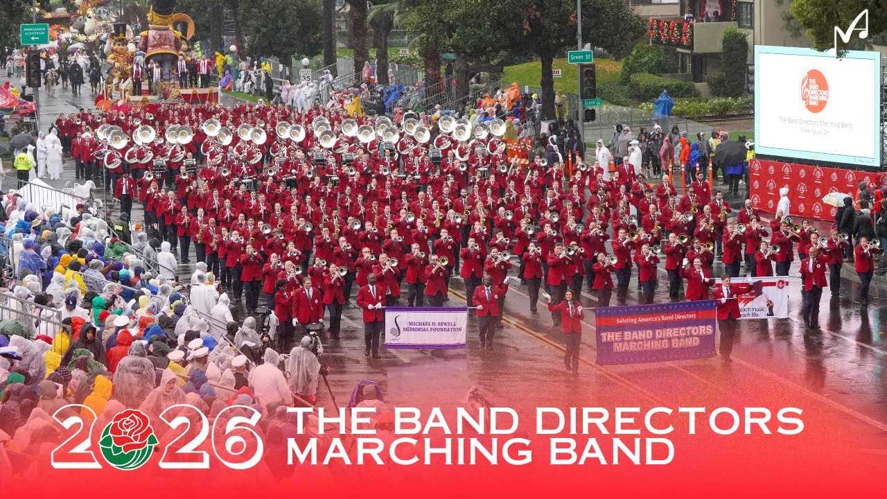 The Band Directors Marching Band | 2026 Pasadena Rose Parade