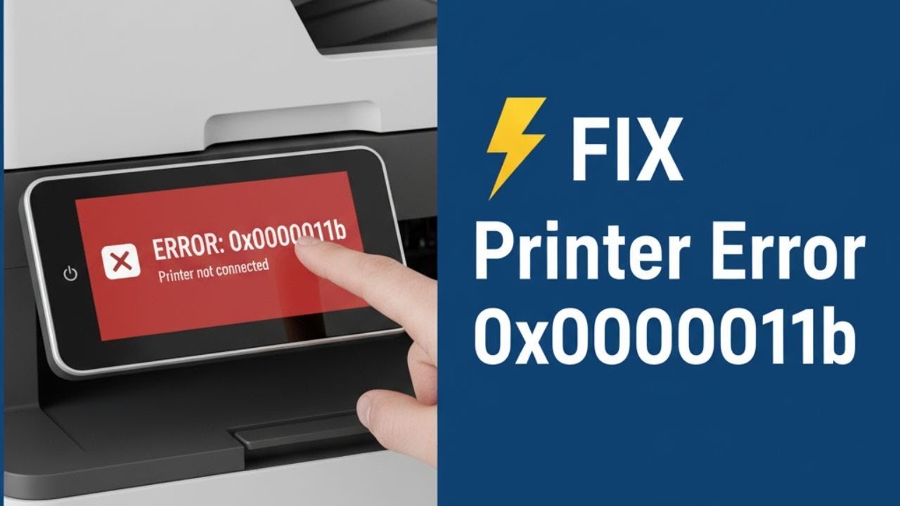 100% Solved! FIX Printer Error 0x0000011b | Shared Printer Cannot Connect (Windows 10 & 11) 2025