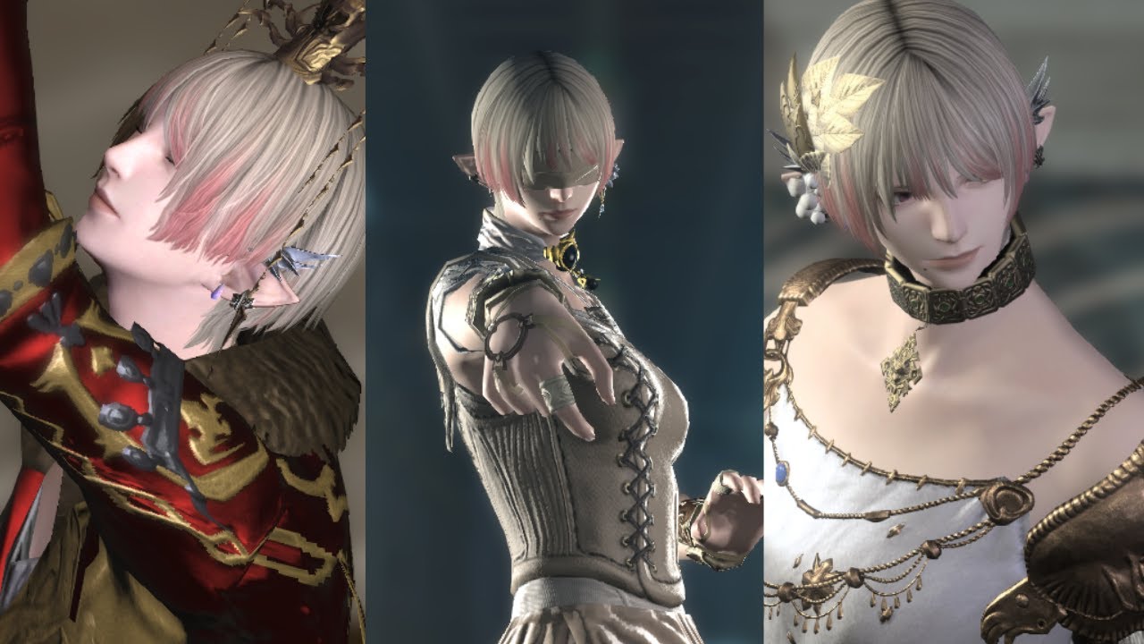 Elezen glamour showcase coz I'm stuck in pf (◍&acute;͈ꈊ`͈◍) | FFXIV Glamour | Elezen
