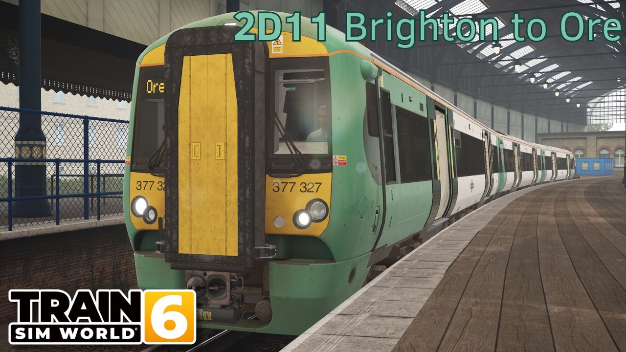 2D11 Brighton to Ore - East Coastway - Class 377 - Train Sim World 6
