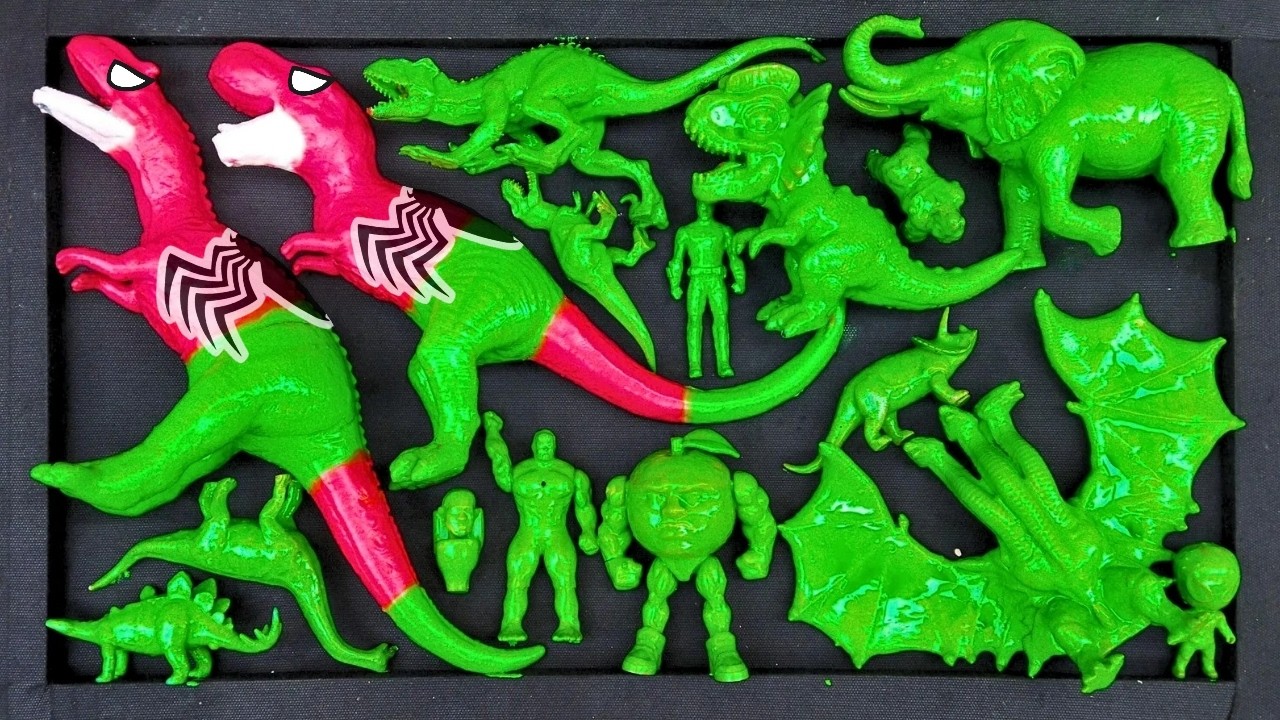 Dinosaurus Jurassic World Dominion: T-rex/Brachiosaurus/Skibidi/Spider-Man/KingKong/Tung Tung Sahur