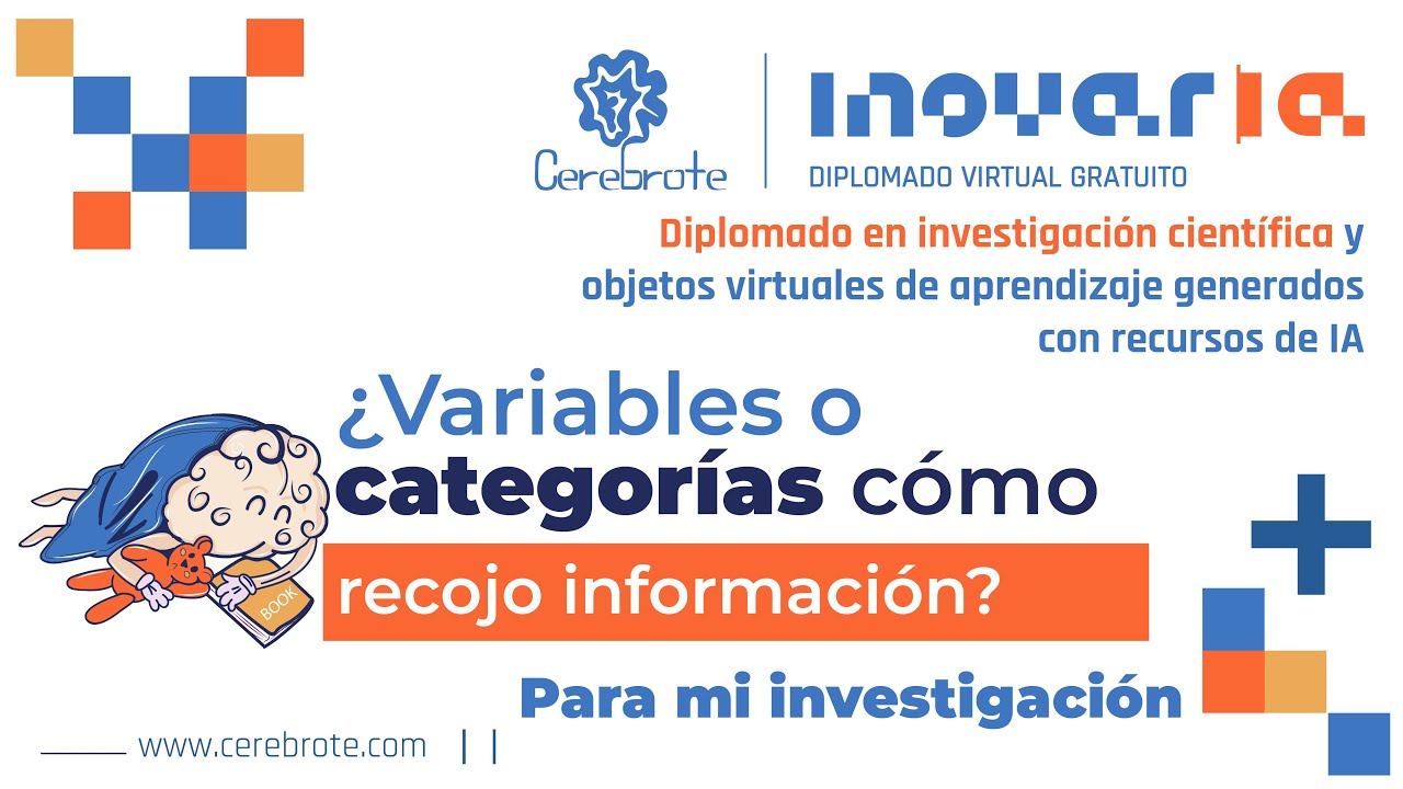 Variables o categorías   Cómo debo recoger información para mi investigación científica