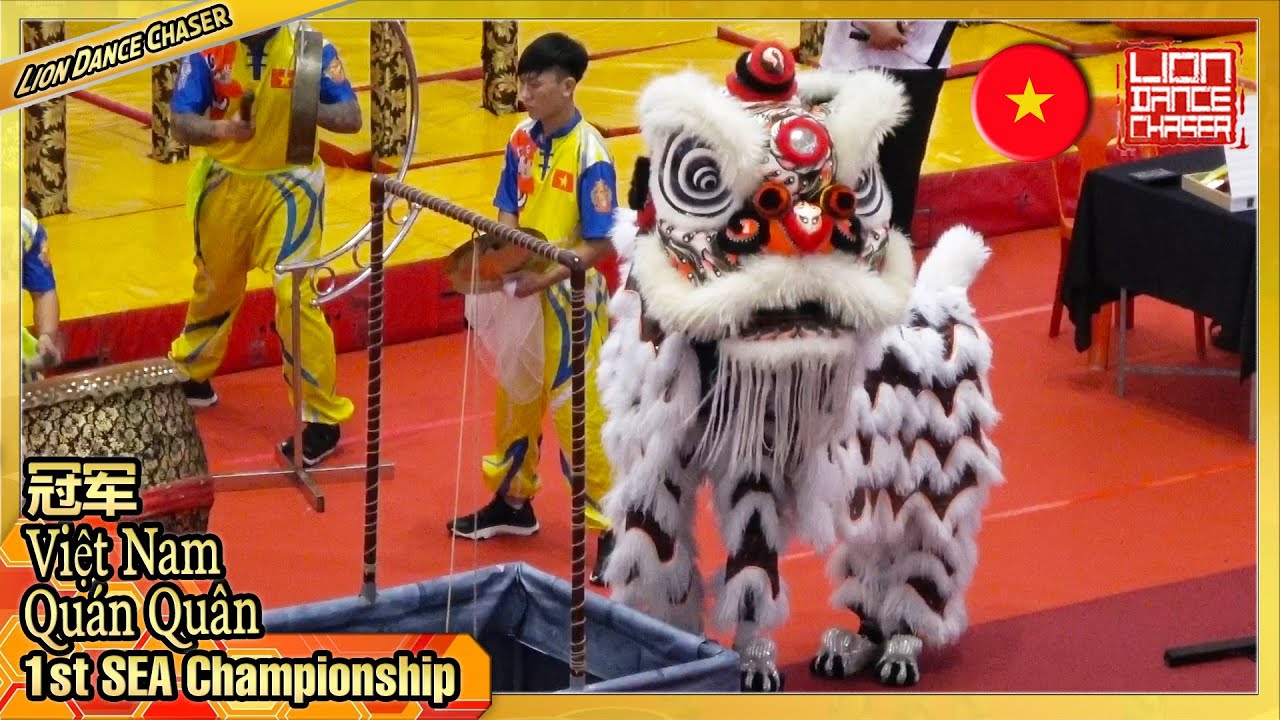 [CHAMPION] Vietnam - 1st Southeast Asian Lion Dance Championship Freestyle Category | Múa Lân