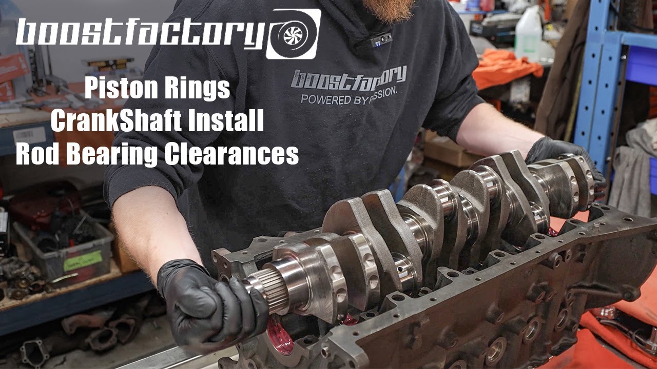 2JZ ENGINE BUILD || Episode 4: Measuring Rod Bearing Clearances, Piston Ring & Crankshaft Install!