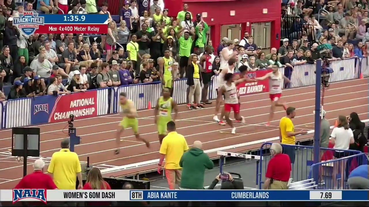 2025 NAIA Indoor - Men's 4x400 relay final