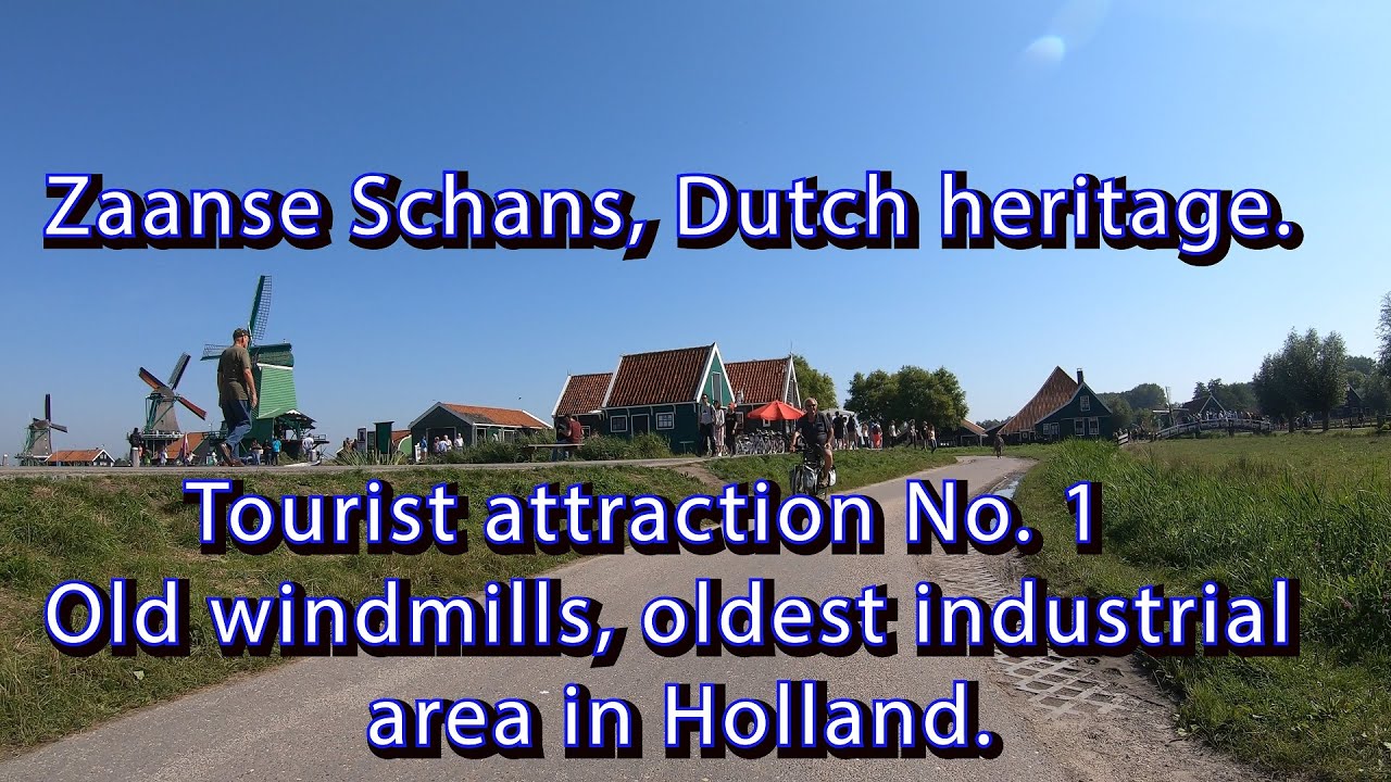Biking the Dutch.  Amsterdam N, Oostzaan, Zaanstad, Zaanse schans. Summer 2019.