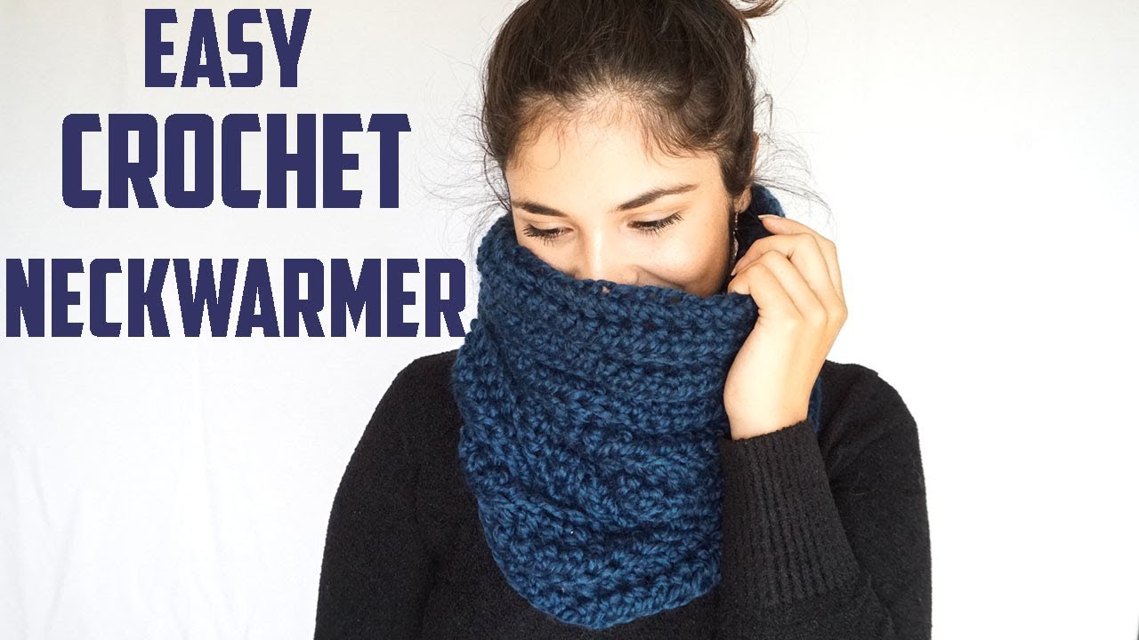 THE VALDIVIA CROCHET COWL, SUPER EASY NECKWARMER | CJ Design ♡