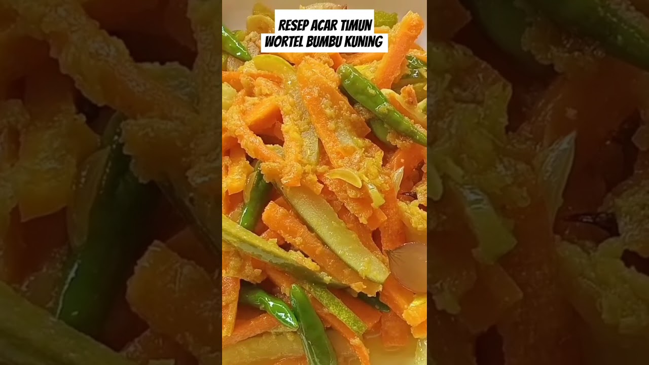 acar timun wortel bumbu kuning  mantul banget #short #acartimunwortel #bumbukuning #myyearonyoutube