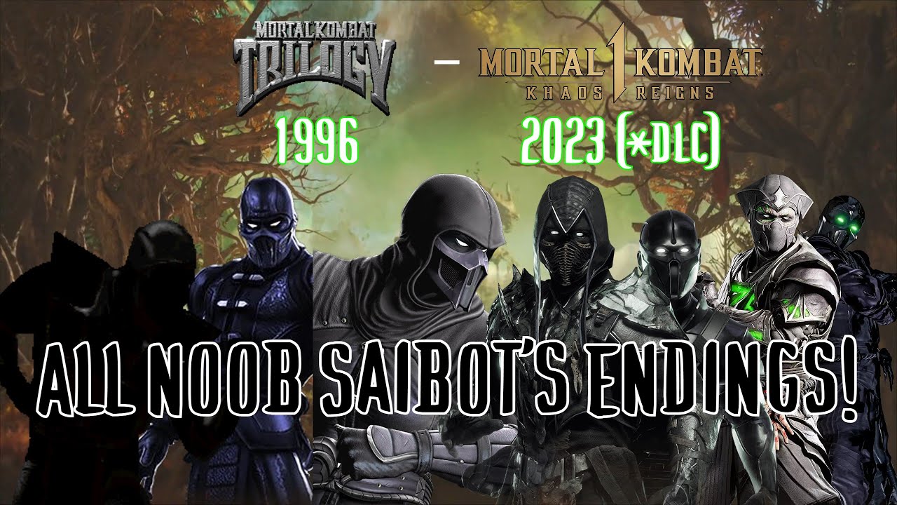 Mortal Kombat series - All Noob Saibot's Endings! (MK Trilogy - MK1 (2023))